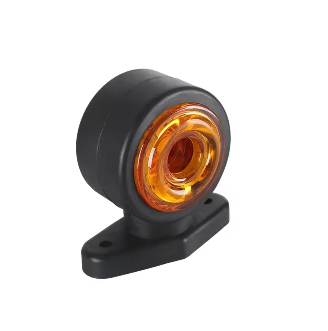 Luci di posizione LED laterali rotonde 12-24V per camion e rimorchio con Indicatore di direzione a doppia funzione – 2 pezzi