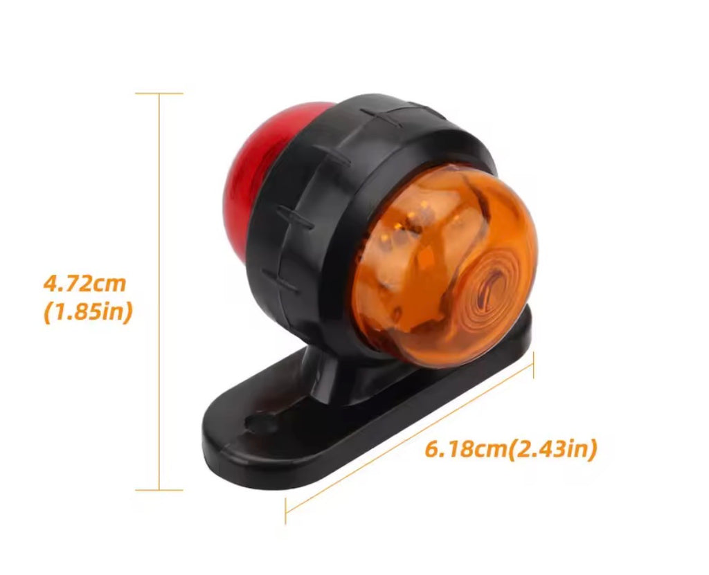 Luci LED di ingombro 12V/24V per camion, rimorchio-luci di posizione laterali, 2 pezzi