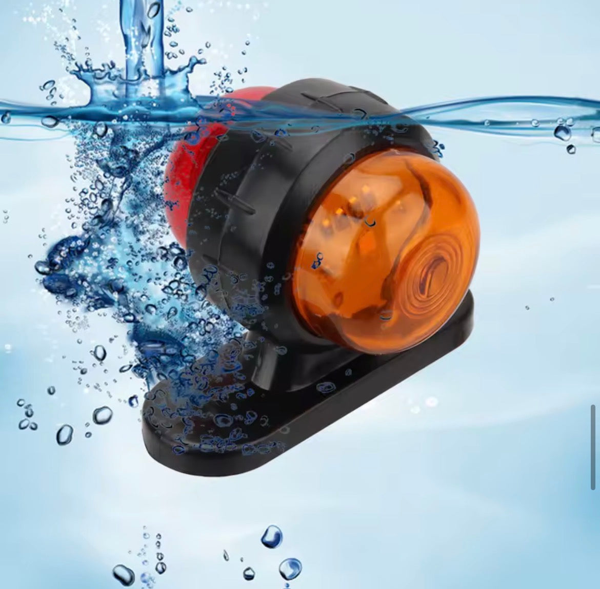 Luci LED di ingombro 12V/24V per camion, rimorchio-luci di posizione laterali, 2 pezzi