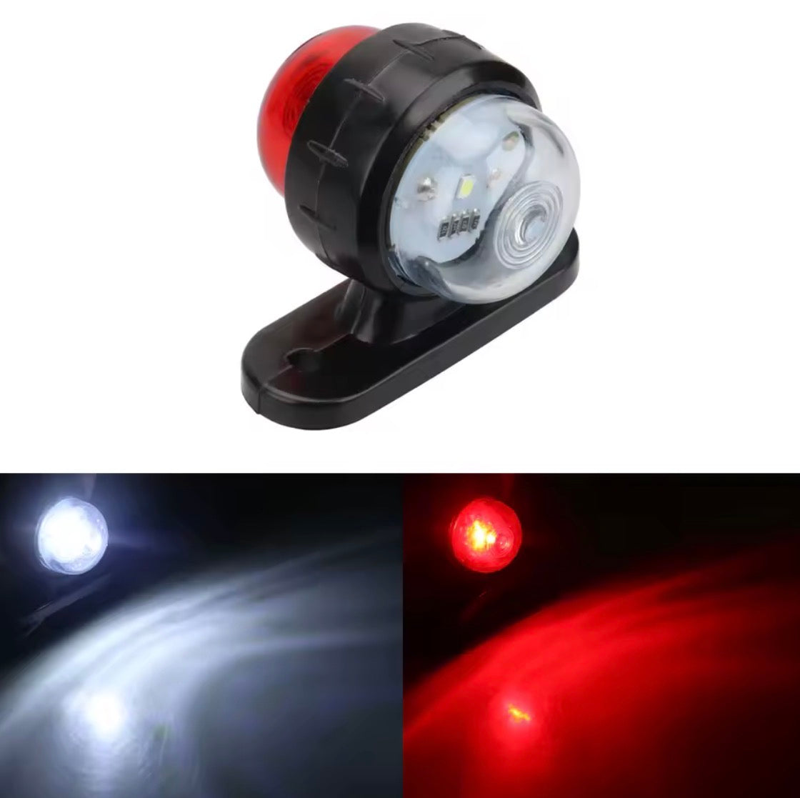 Luci LED di ingombro 12V/24V per camion, rimorchio-luci di posizione laterali, 2 pezzi