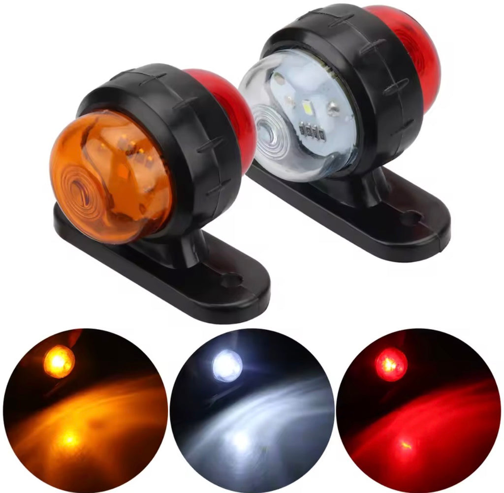 Luci LED di ingombro 12V/24V per camion, rimorchio-luci di posizione laterali, 2 pezzi